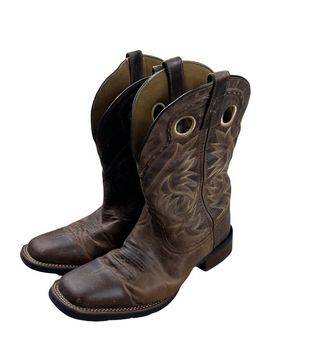 LAREDO Men’s Boots Size 11.5 EW Kane Distressed Tan Cowboy Boots 7812